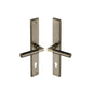 Bauhaus RH Door Handle on Plate by M Marcus - Heritage Brass