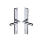 Bauhaus RH Door Handle on Plate by M Marcus - Heritage Brass