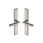 Bauhaus RH Door Handle on Plate by M Marcus - Heritage Brass