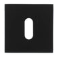 Oro&Oro Key Escutcheons on Square Rose - Matt Black - Default