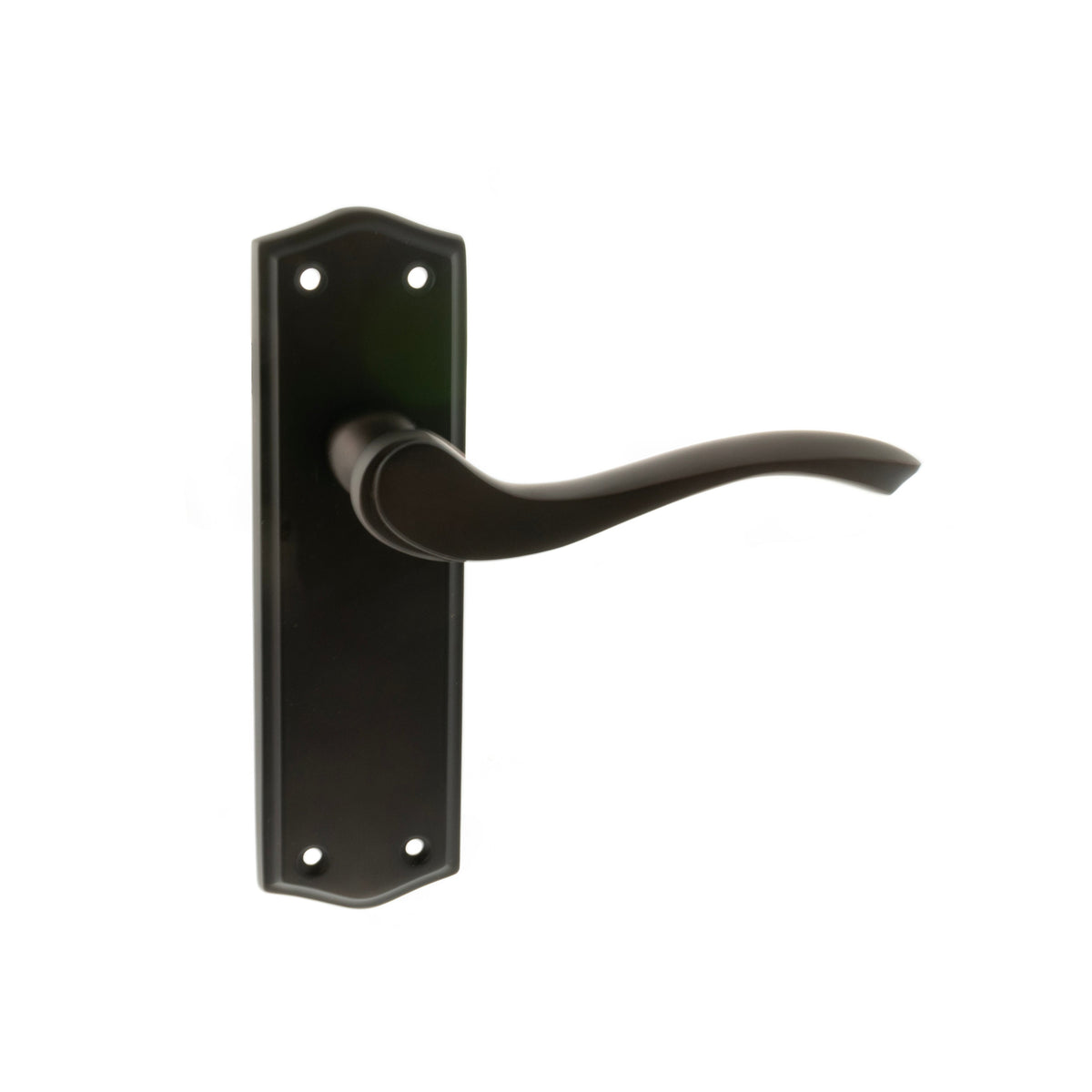 Old English Warwick Latch Lever Door Handle on Backplate - additional image