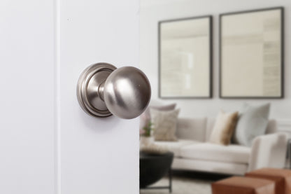 Old English Harrogate Solid Brass Mushroom Mortice Knob on Concealed Fix Rose - additional image