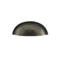 Old English Winchester Solid Brass Cabinet Cup Pull on Concealed Fix - Distressed Silver - Default