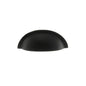 Old English Winchester Solid Brass Cabinet Cup Pull on Concealed Fix - Matt Black - Default