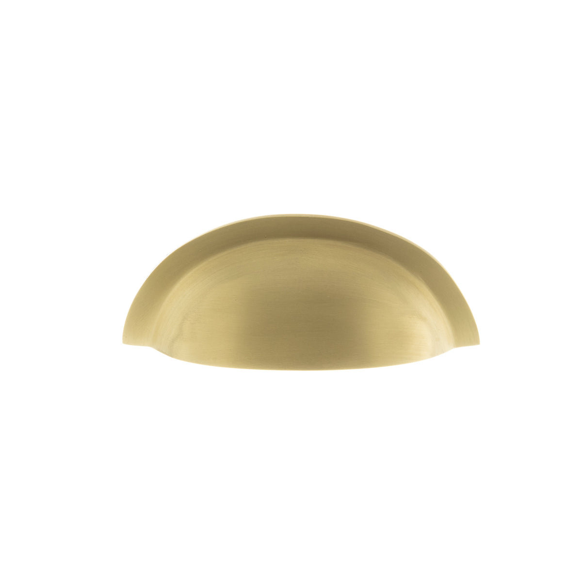 Old English Winchester Solid Brass Cabinet Cup Pull on Concealed Fix - Satin Brass - Default