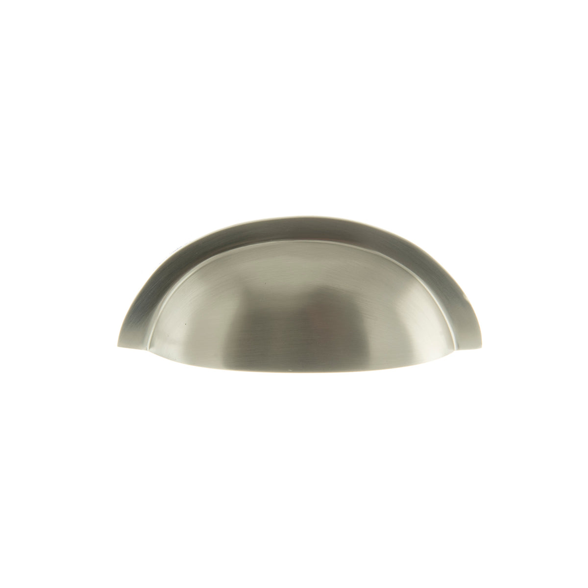 Old English Winchester Solid Brass Cabinet Cup Pull on Concealed Fix - Satin Nickel - Default