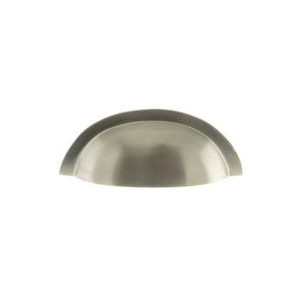Old English Winchester Solid Brass Cabinet Cup Pull on Concealed Fix - Satin Nickel - Default