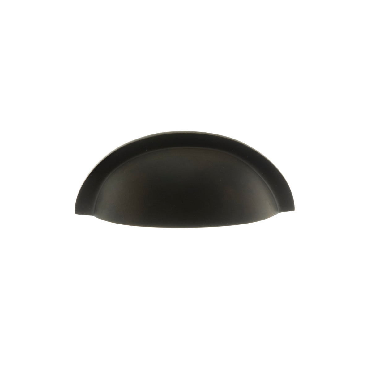 Old English Winchester Solid Brass Cabinet Cup Pull on Concealed Fix - Urban Dark Bronze - Default