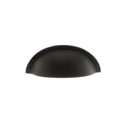 Old English Winchester Solid Brass Cabinet Cup Pull on Concealed Fix - Urban Dark Bronze - Default