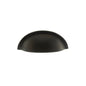 Old English Winchester Solid Brass Cabinet Cup Pull on Concealed Fix - Urban Dark Bronze - Default