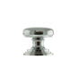 Old English Lincoln Solid Brass Victorian Cabinet Knob 32mm on Concealed Fix - Polished Chrome - 32mm