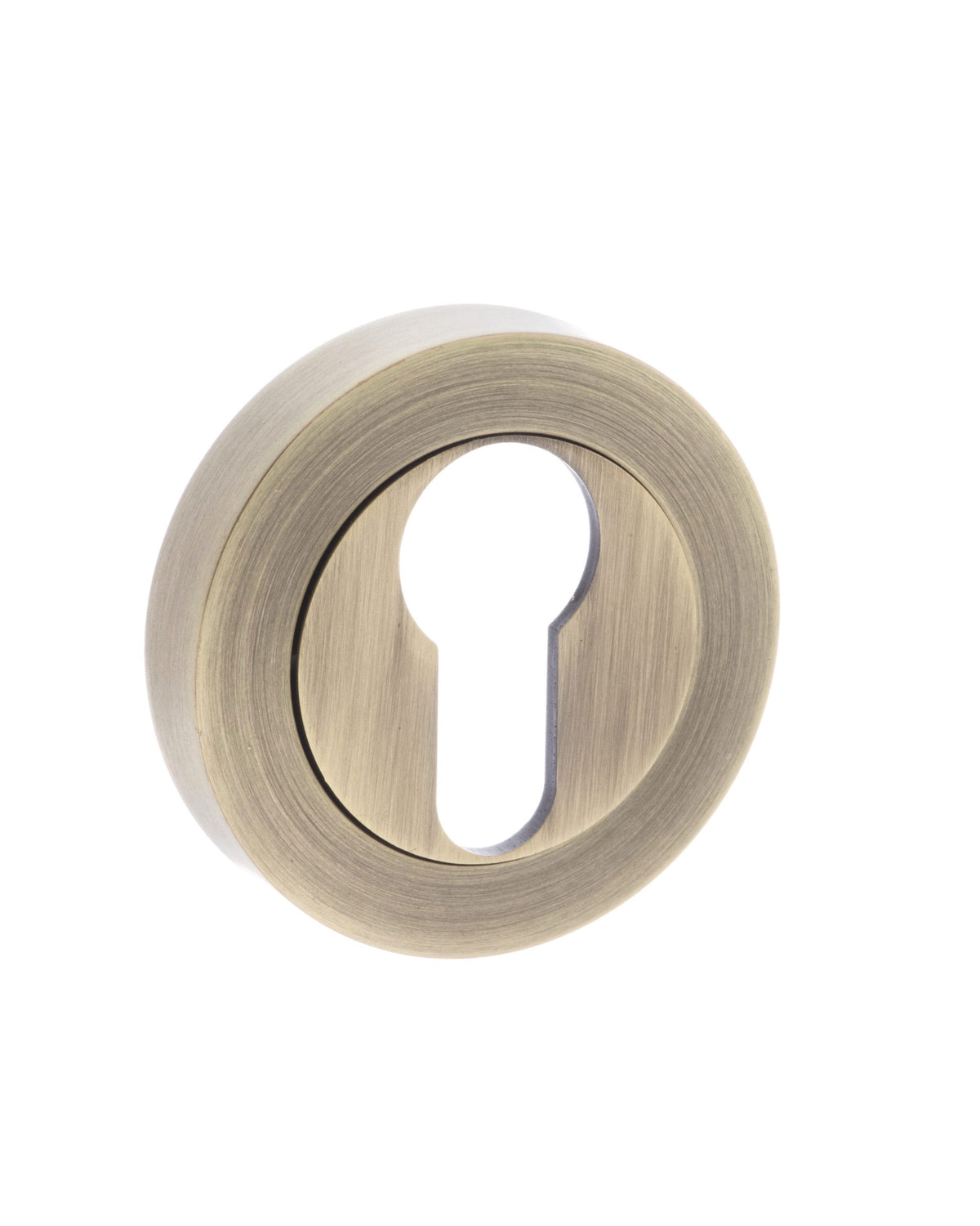 Old English Euro Escutcheons - Matt Antique Brass - Default