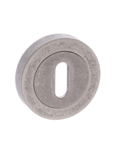 Old English Key Escutcheons - Distressed Silver - Default