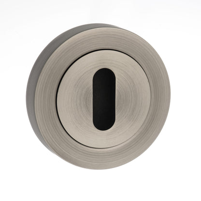 Old English Key Escutcheons - Matt Gun Metal - Default