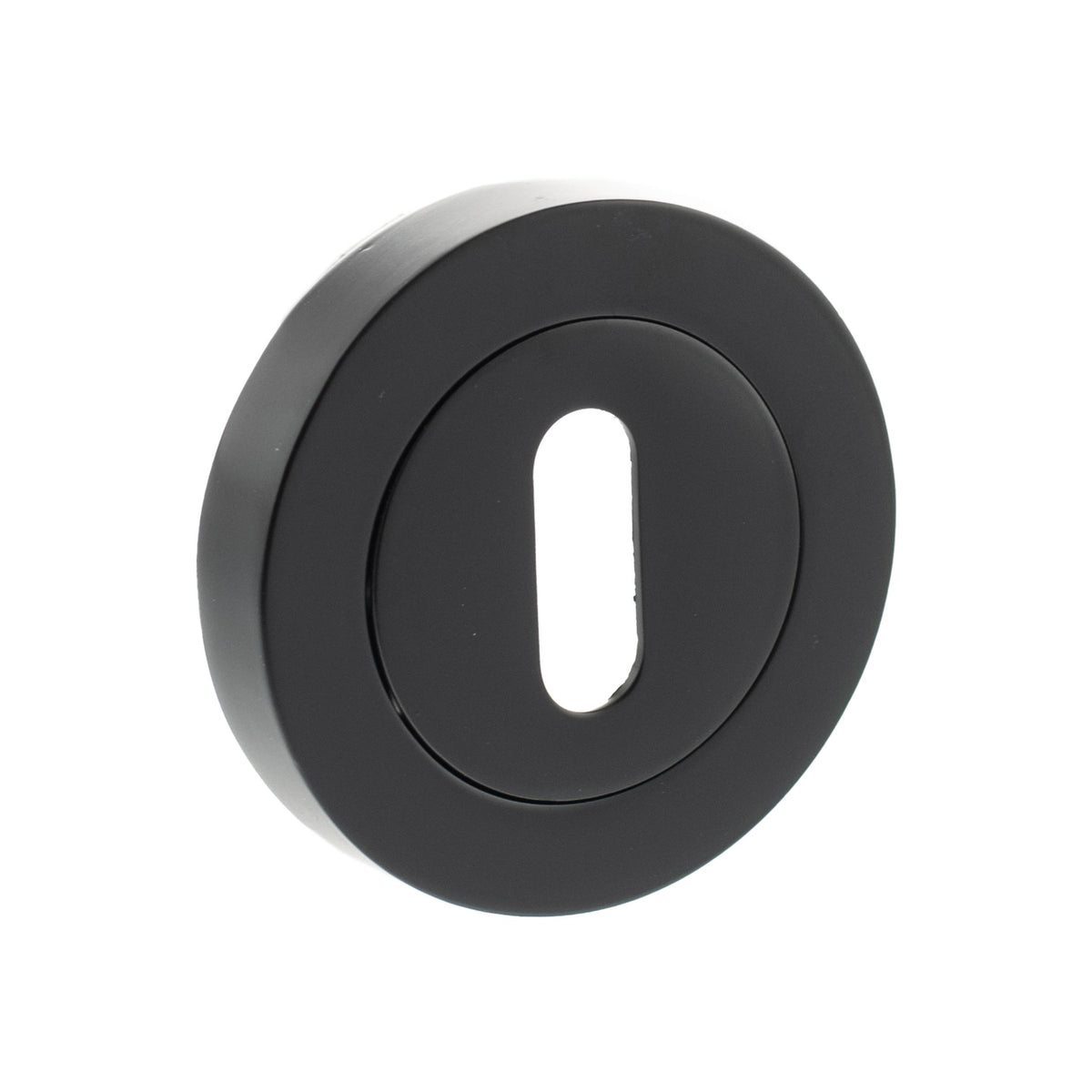 Old English Key Escutcheons - Matt Black - Default