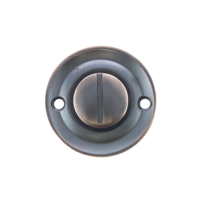 Old English Solid Brass Oval WC Turn and Release - additional image