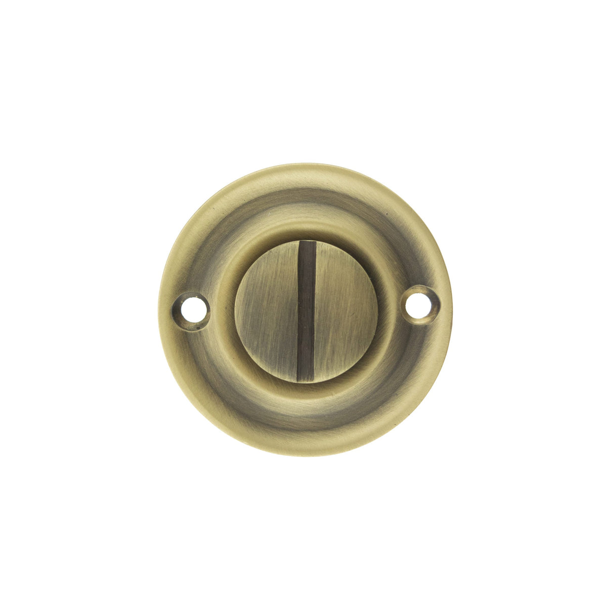 Old English Solid Brass Oval WC Turn and Release - additional image