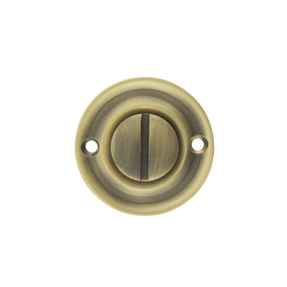 Old English Solid Brass Oval WC Turn and Release - additional image