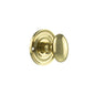 Old English Solid Brass Oval WC Turn and Release - Polished Brass - Default