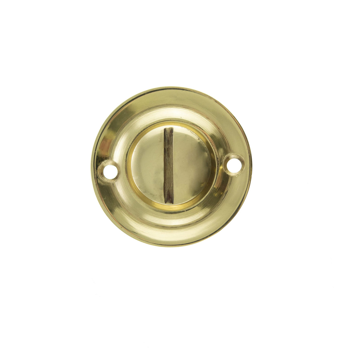 Old English Solid Brass Oval WC Turn and Release - additional image