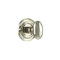 Old English Solid Brass Oval WC Turn and Release - Polished Nickel - Default