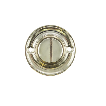 Old English Solid Brass Oval WC Turn and Release - additional image