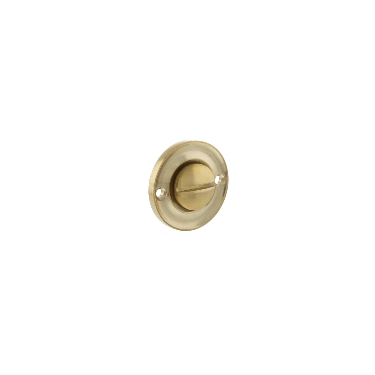 Old English Solid Brass Oval WC Turn and Release - additional image
