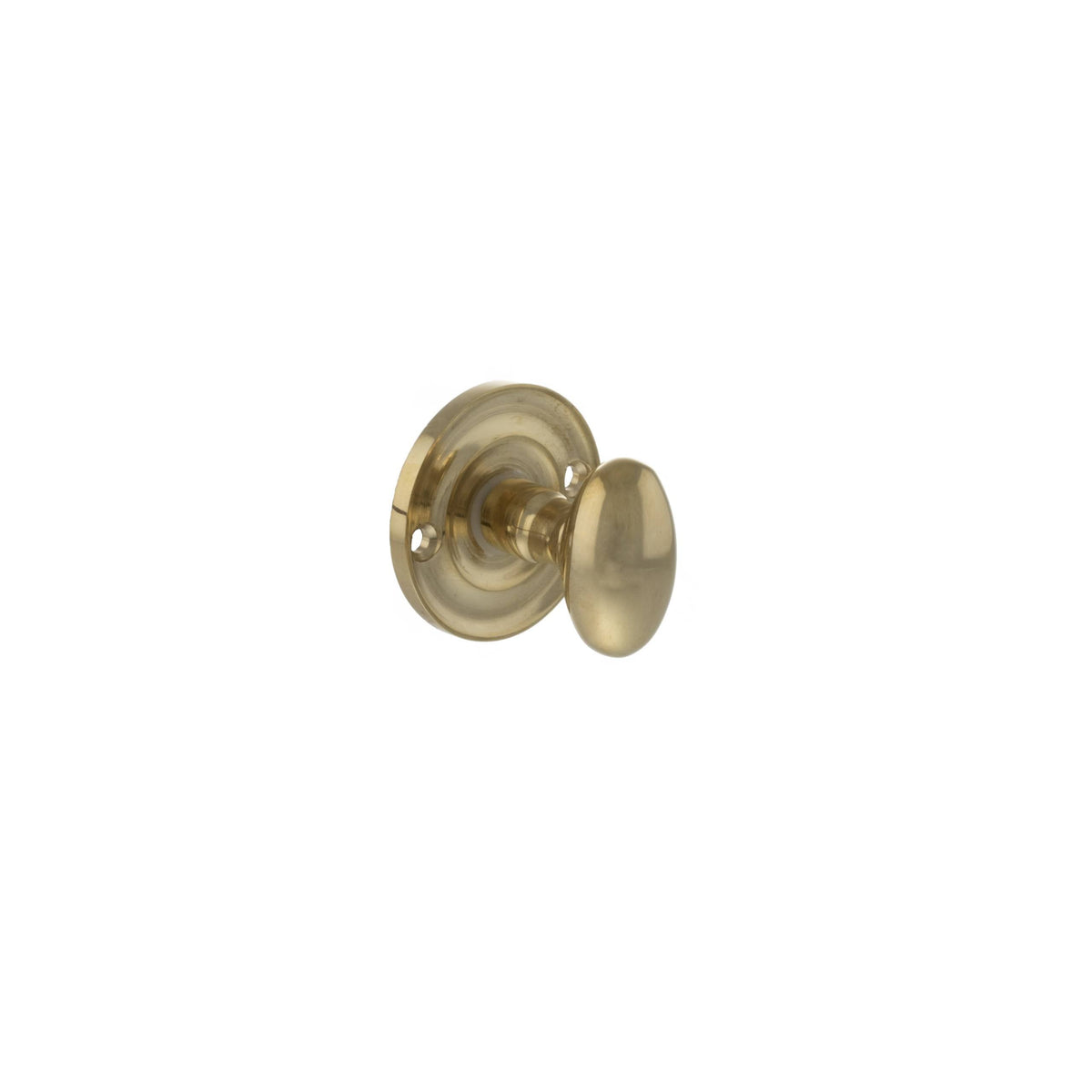 Old English Solid Brass Oval WC Turn and Release - Raw Brass - Default