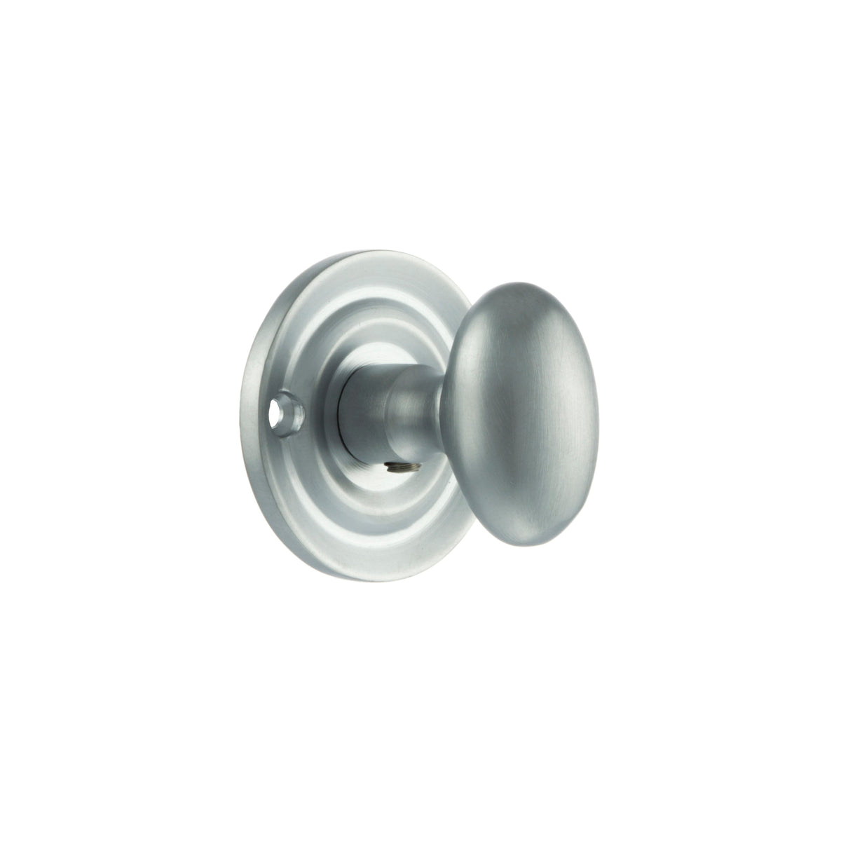 Old English Solid Brass Oval WC Turn and Release - Satin Chrome - Default