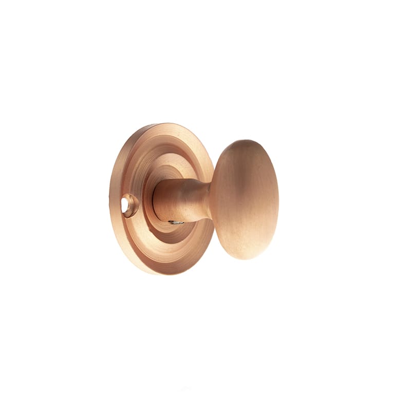 Old English Solid Brass Oval WC Turn and Release - Urban Satin Copper - Default