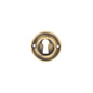 Old English Solid Brass Open Key Hole Escutcheons - Matt Antique Brass - Default