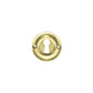 Old English Solid Brass Open Key Hole Escutcheons - Raw Brass - Default