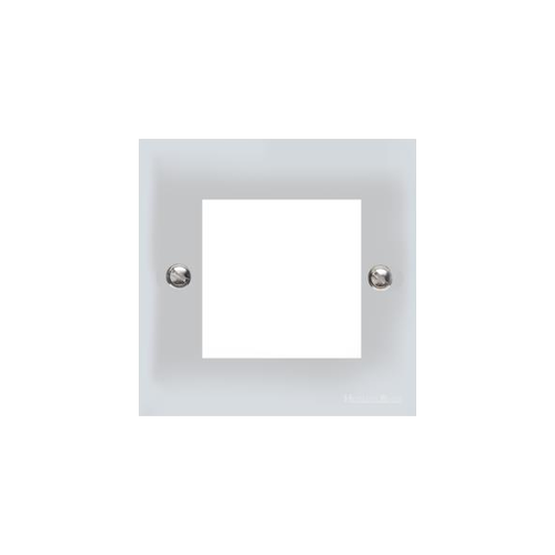 Richmond Elite Range Polished Chrome Switches & Sockets, LP2 - 2 Module Euro Plate by Heritage Brass By M-Marcus