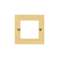 Victorian Elite Range Polished Brass Switches & Sockets, R01 - 2 Module Euro Plate by Heritage Brass By M-Marcus
