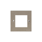 Victorian Elite Range Satin Nickel Switches & Sockets, R05 - 2 Module Euro Plate by Heritage Brass By M-Marcus