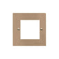 Elite Flat Plate Range Antique Brass Switches & Sockets, T91 - 2 Module Euro Plate by Heritage Brass By M-Marcus