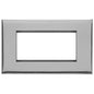 Winchester Range Polished Chrome Switches & Sockets, W02 - 4 Module Euro Plate by Heritage Brass By M-Marcus