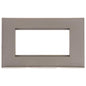Winchester Range Satin Nickel Switches & Sockets, W05 - 4 Module Euro Plate by Heritage Brass By M-Marcus