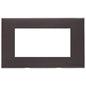 Winchester Range Matt Bronze Switches & Sockets, W09 - 4 Module Euro Plate by Heritage Brass By M-Marcus