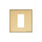 Windsor Range Matt Brass Switches & Sockets, WN40 - 1 Module Euro Plate by Heritage Brass By M-Marcus