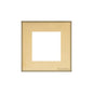 Windsor Range Matt Brass Switches & Sockets, WN40 - 2 Module Euro Plate by Heritage Brass By M-Marcus