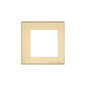 Winchester Range Satin Brass Switches & Sockets, W44 - 2 Module Euro Plate by Heritage Brass By M-Marcus