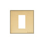 Windsor Range Satin Brass Switches & Sockets, WN44 - 1 Module Euro Plate by Heritage Brass By M-Marcus