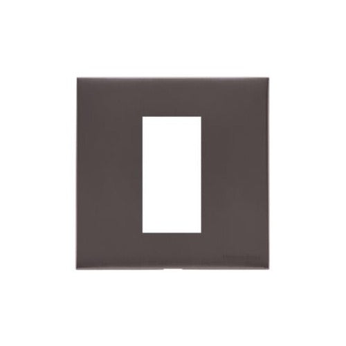Windsor Range Dark Antique Bronze Switches & Sockets WN95 - 1 Module Euro Plate by Heritage Brass By M-Marcus