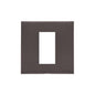 Windsor Range Dark Antique Bronze Switches & Sockets WN95 - 1 Module Euro Plate by Heritage Brass By M-Marcus