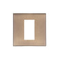 Windsor Range Antique Brass Switches & Sockets, WN91 - 1 Module Euro Plate by Heritage Brass By M-Marcus