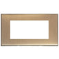 Windsor Range Antique Brass Switches & Sockets, WN91 - 4 Module Euro Plate by Heritage Brass By M-Marcus