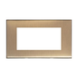 Windsor Range Matt Antique Brass Switches & Sockets, WN92 - 4 Module Euro Plate by Heritage Brass By M-Marcus