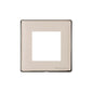 Vintage Range Satin Nickel Switches & Sockets, X05 - 2 Module Euro Plate by Heritage Brass By M-Marcus