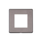 Vintage Range Aged Pewter Switches & Sockets, XAP - 2 Module Euro Plate by Heritage Brass By M-Marcus